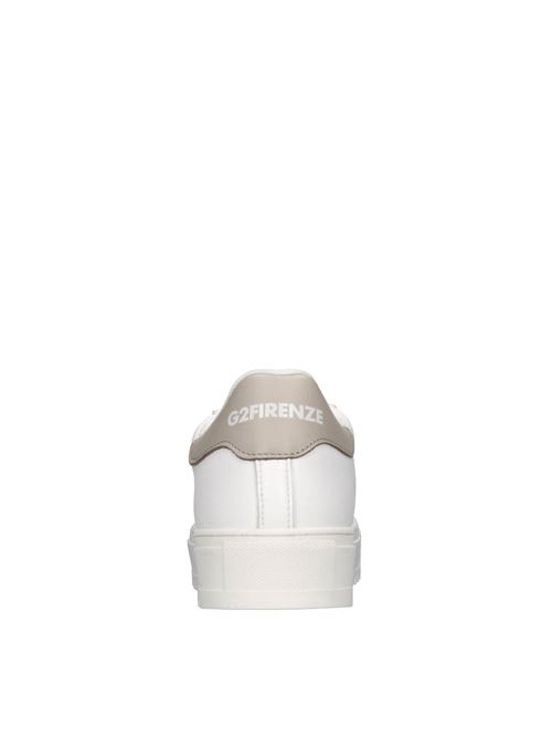 Sneakers in pelle G2FIRENZE | RICAMO G2BIANCO-BEIGE